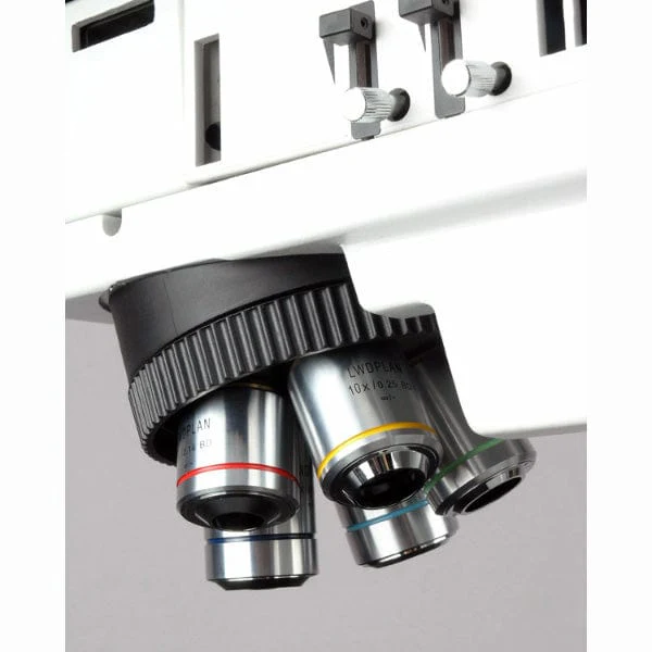 AmScope ME600 Series Large-format Metallurgical Trinocular Compound Microscope 50X-2500X Magnification with Darkfield and Polarization + 5MP USB Camera - Image 7