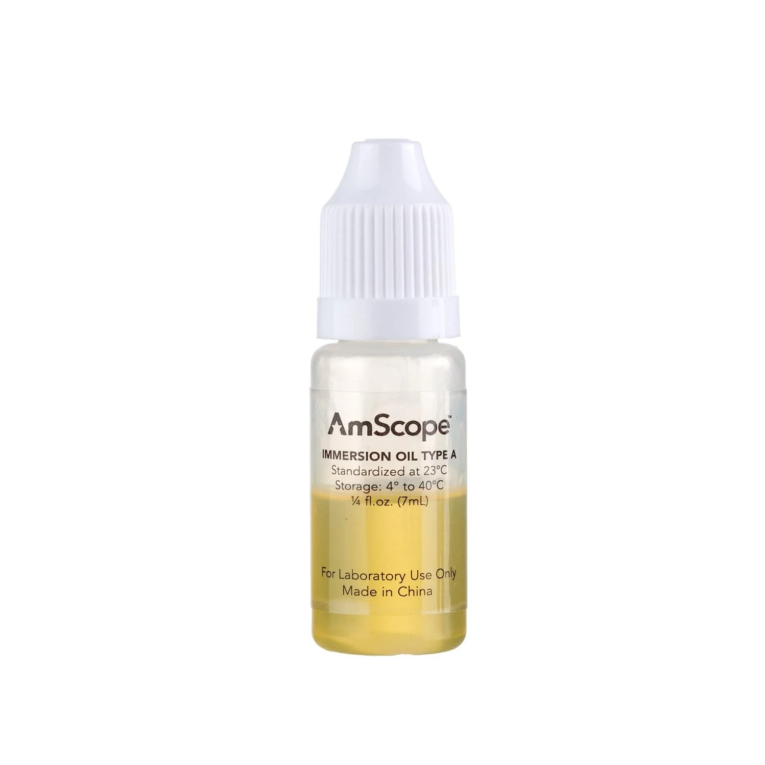 AmScope Type A Low-viscosity Immersion Oil 1/4 Oz for Light Microscopy