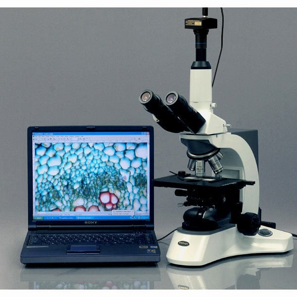 AmScope MU Series 5.0MP USB 2.0 High-speed Color CMOS C-Mount Microscope Camera with Reduction Lens and Calibration Slide - Image 7