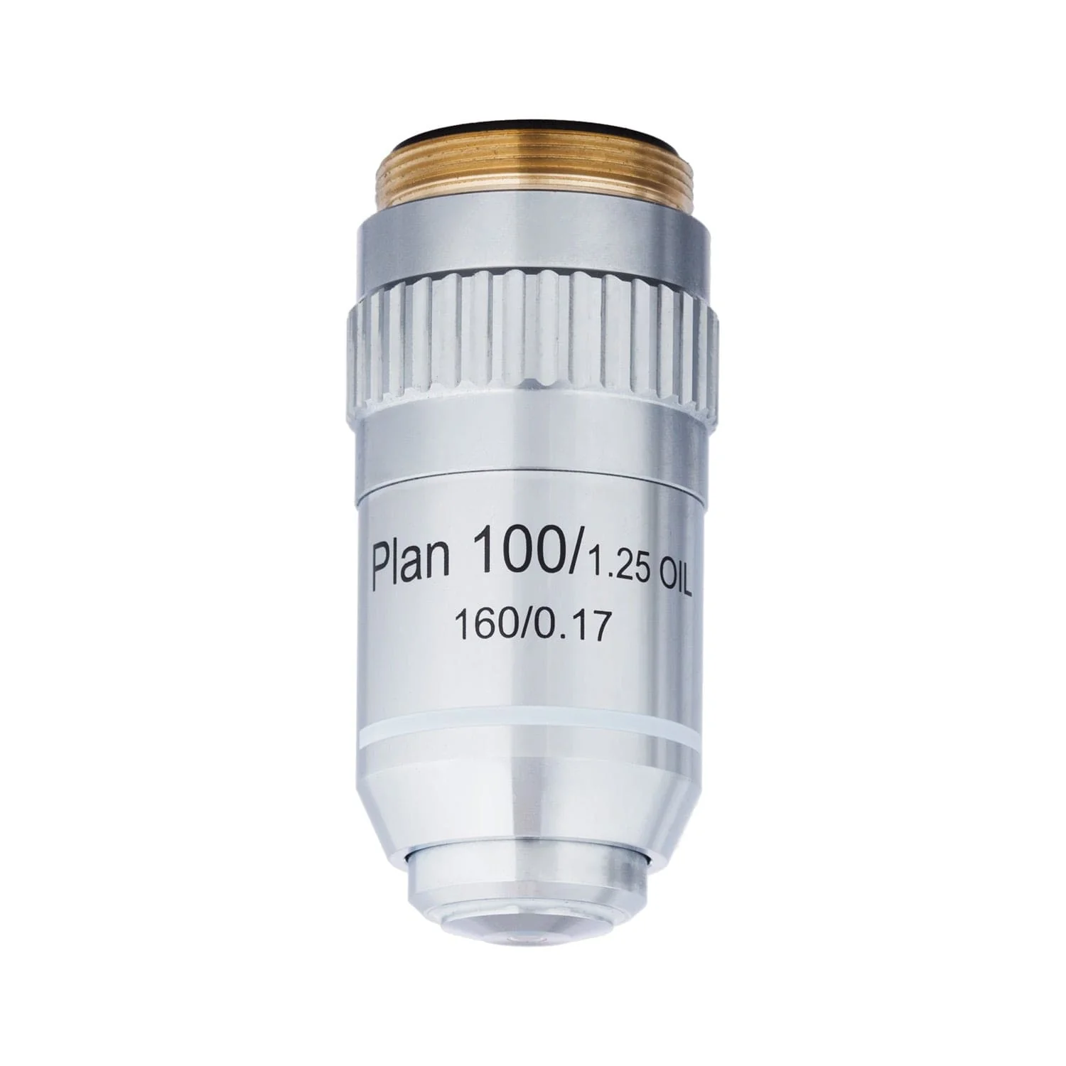 AmScope 100X Plan Achromatic Objective Lens with Knurled Ring