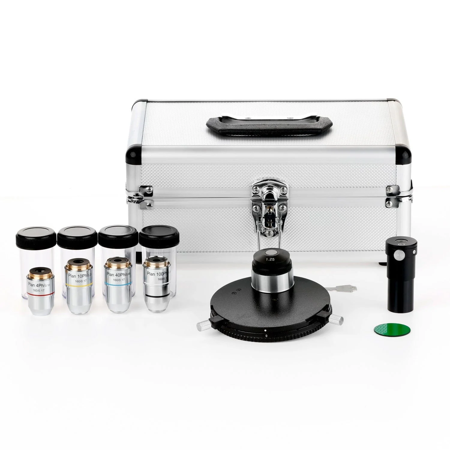 AmScope Turret Phase Contrast Kit for B120, T120, and M620 Compound Microscopes - Image 3