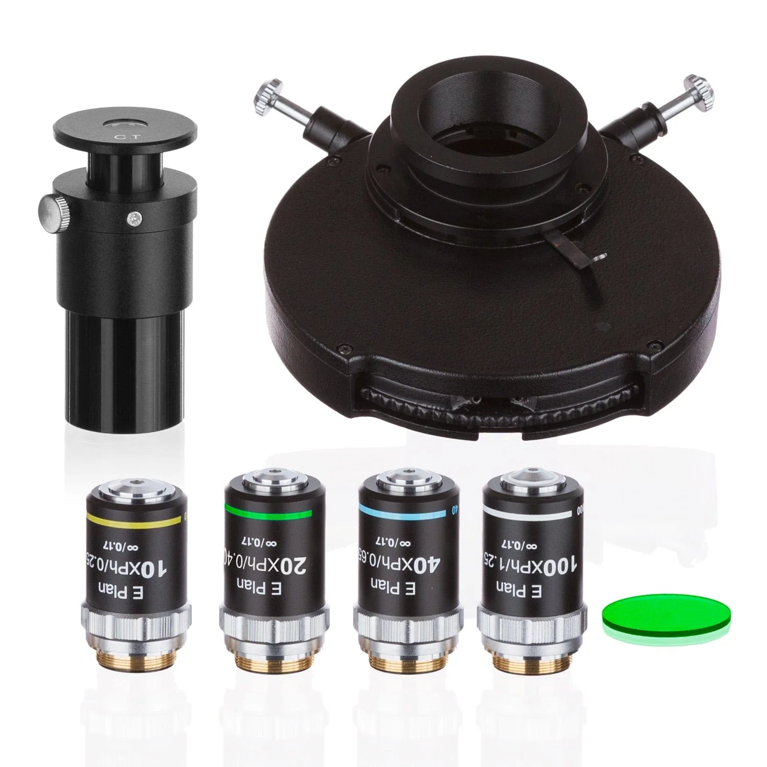 AmScope Phase Contract Turret Kit for T720  with Infinity-corrected Plan Lenses