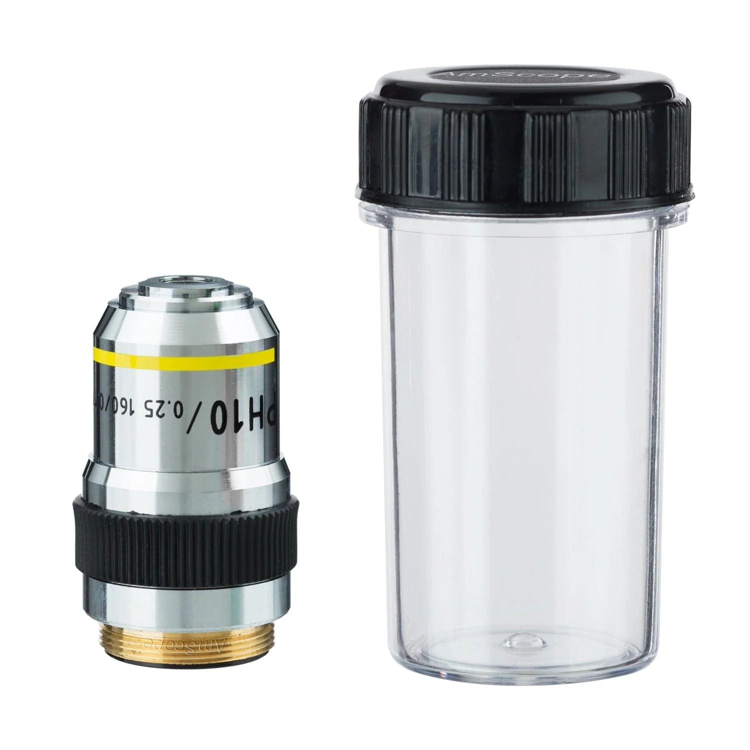 AmScope 10X PH Achromatic Microscope Objective - Image 2
