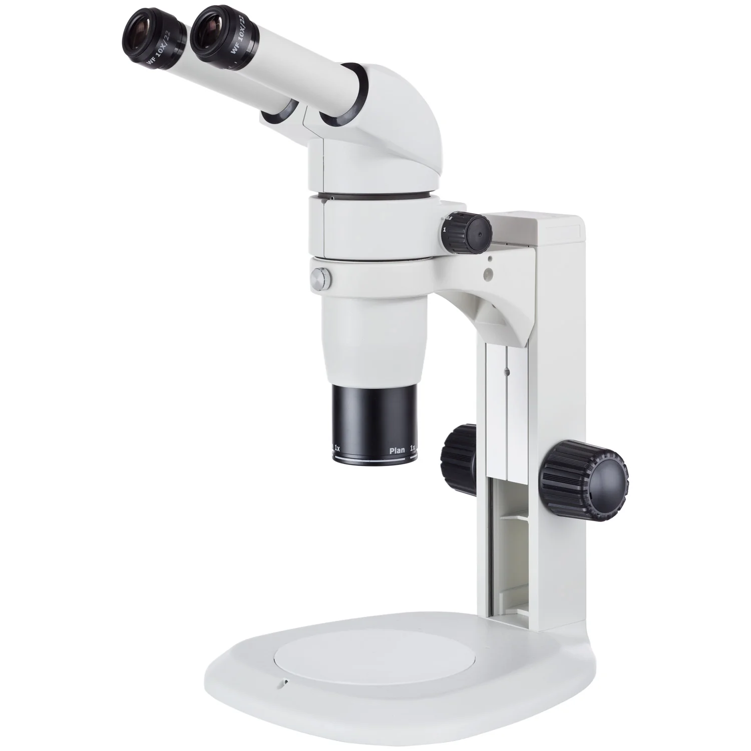 AmScope PM230 Series Zoom Binocular Stereo Microscope 8X-80X Magnification on Track Stand with Common Main Objective(CMO)