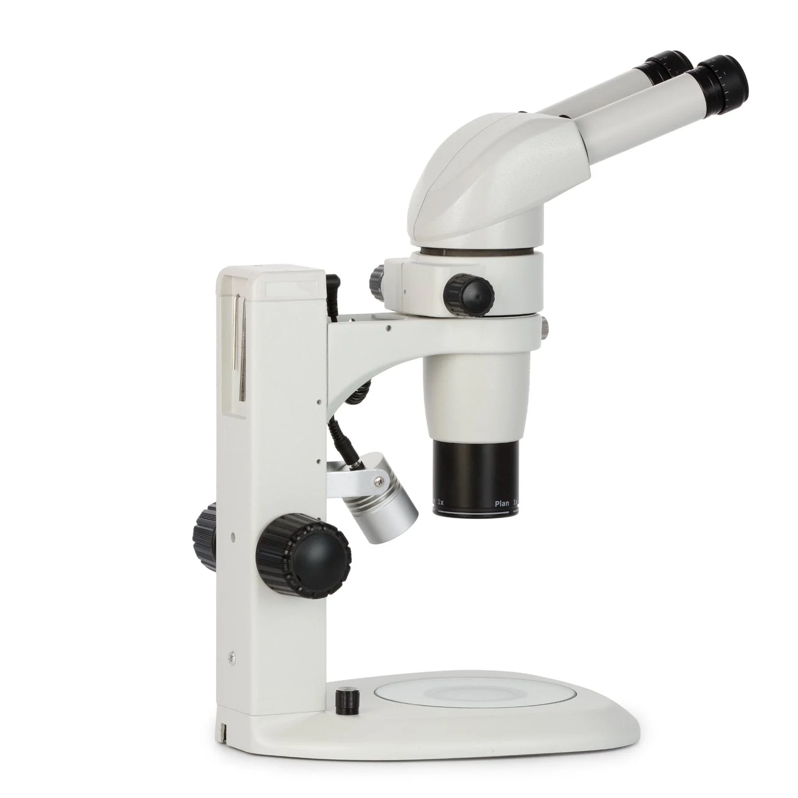 AmScope PM230 Series Zoom Binocular Stereo Microscope 8X-80X Magnification on Track Stand with Common Main Objective(CMO) and Dual Illumination - Image 3