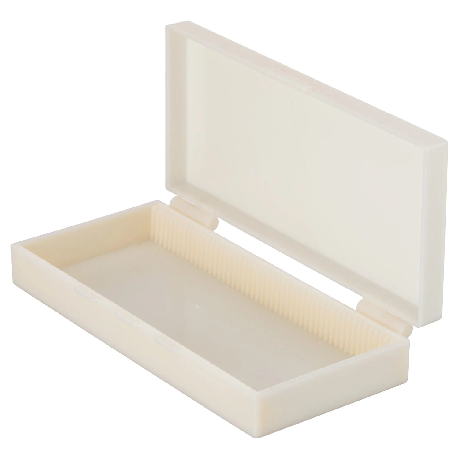 AmScope Microscope Slides Plastic Storage Container - Holds up to 50 Slides