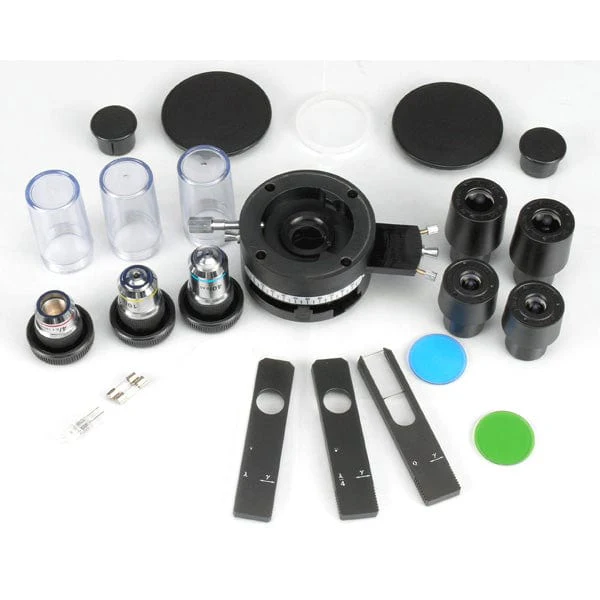 AmScope PZ200 Polarizing Binocular Compound Microscope 40X-640X Magnification - Image 9