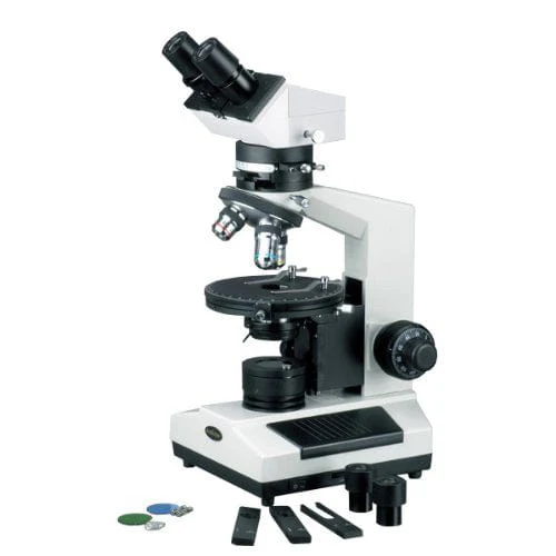 AmScope PZ200 Series Polarizing Binocular Compound Microscope 40X-800X Magnification - Image 12