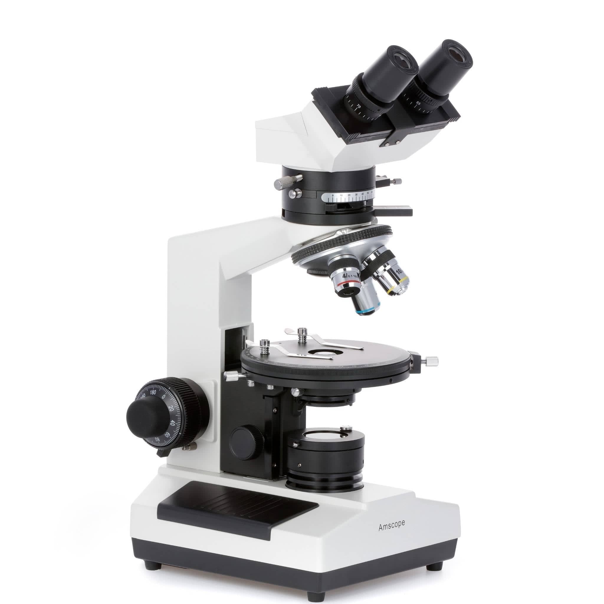 AmScope PZ200 Polarizing Binocular Compound Microscope 40X-640X Magnification - Image 4