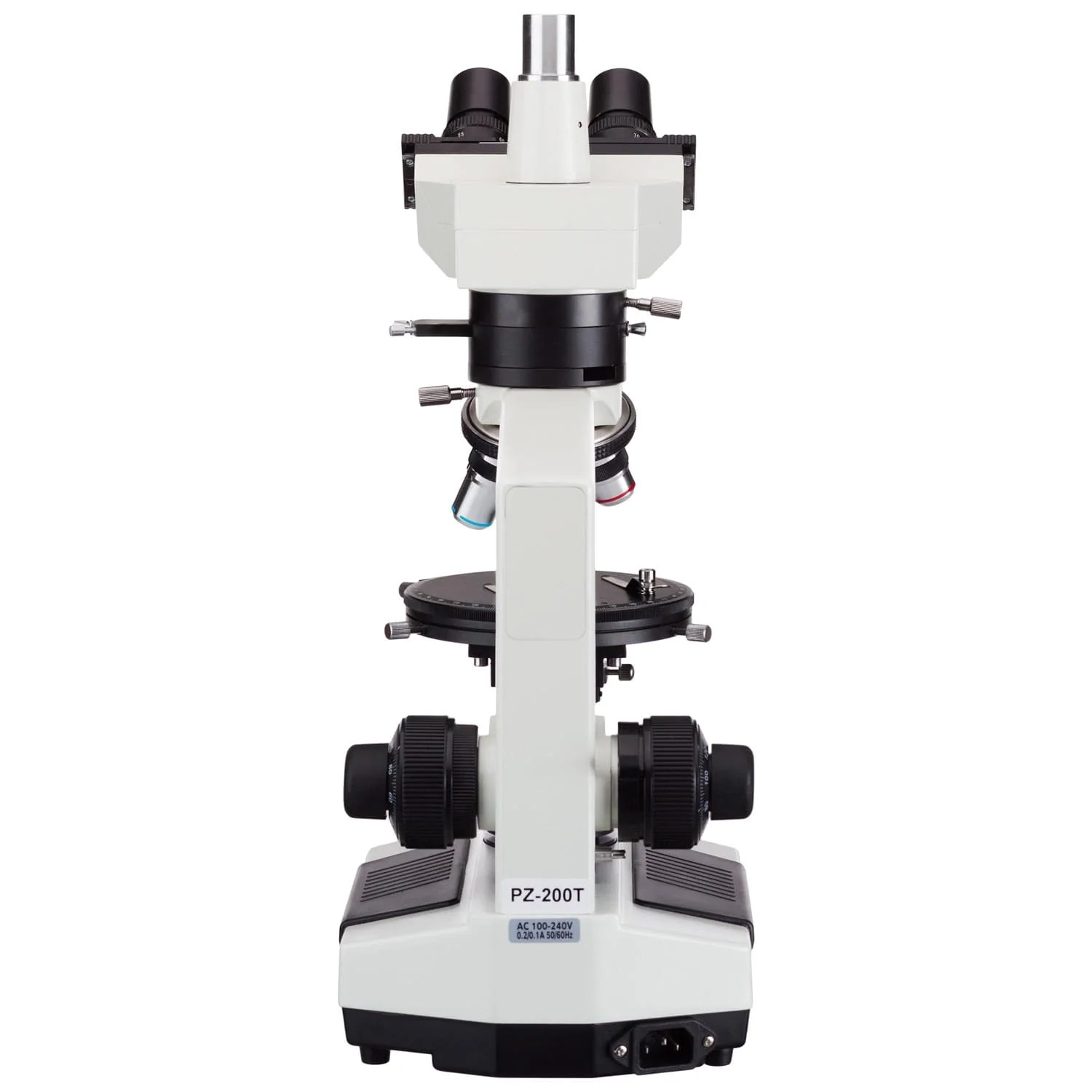 AmScope PZ200 Series Polarizing Trinocular Compound Microscope 40X-800X Magnification - Image 4