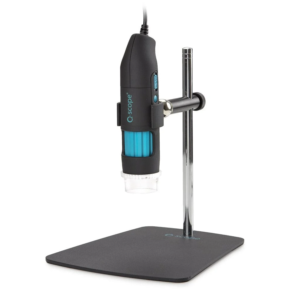Amscope QS-20200-P-MS10 Digital Compound Microscope for Kids LCD Screen, Photo & Video Capture, STEM Learning