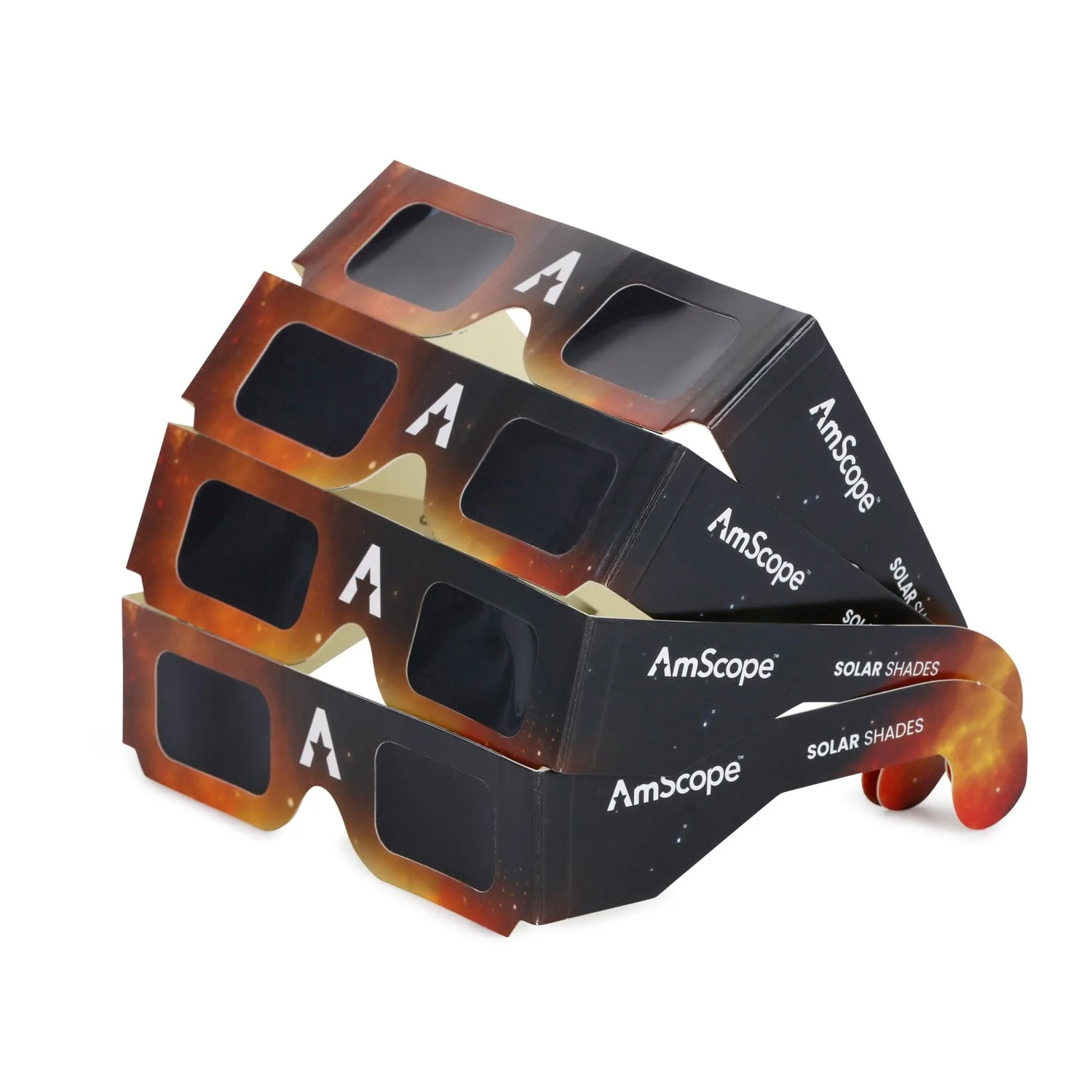 AmScope Solar Eclipse Viewing Glasses (4-Pack) - Image 3