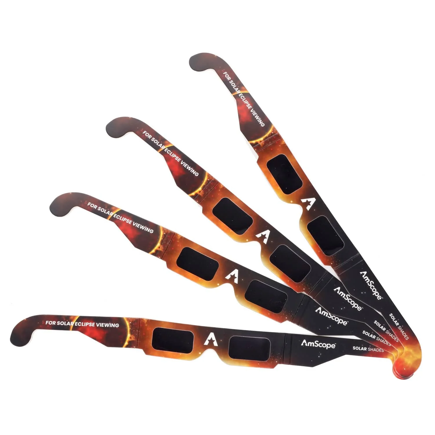 AmScope Solar Eclipse Viewing Glasses (4-Pack) - Image 5