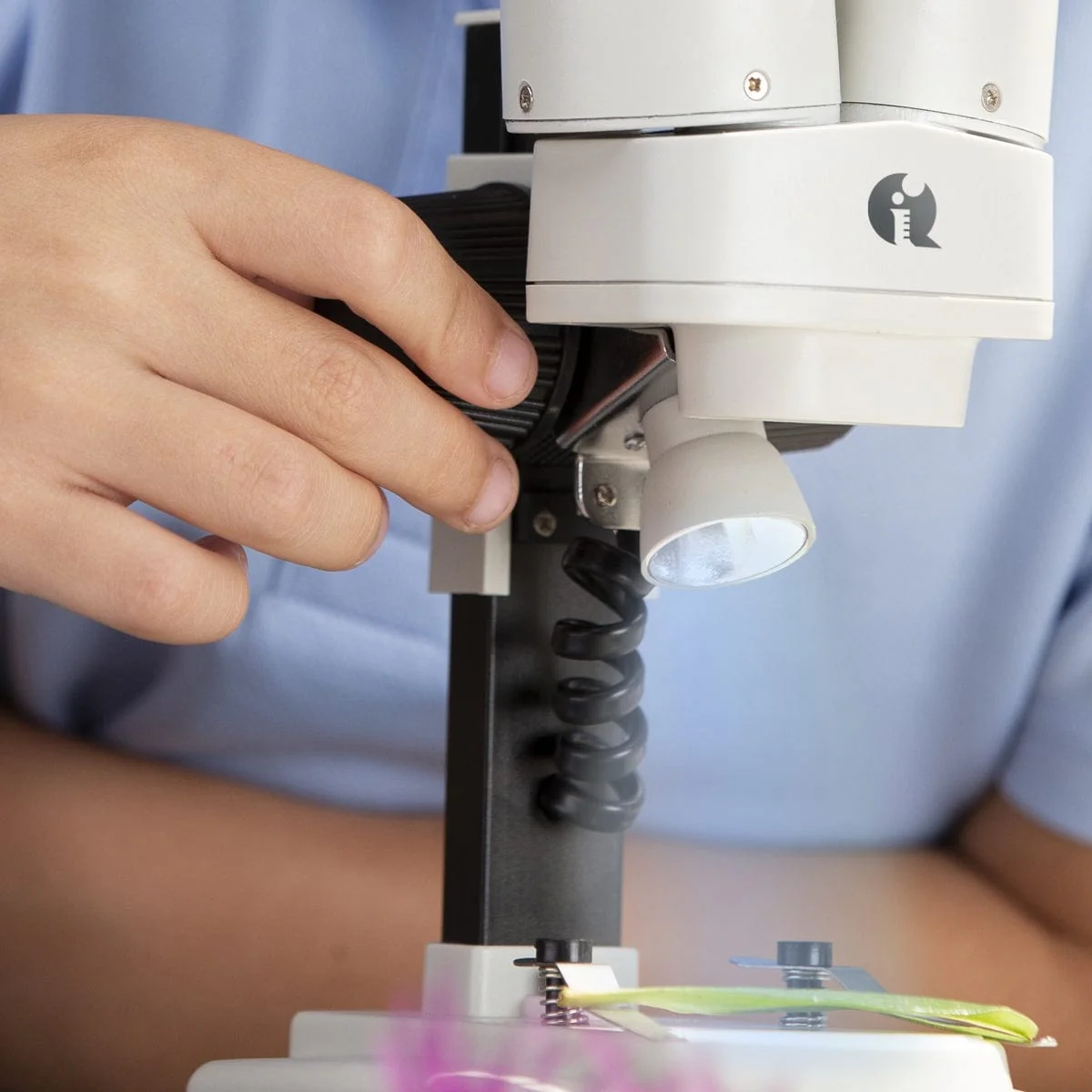 Amscope SE102LED-15A-NGRK-TW Stereo Microscope for Kids Industrial Inspection, PCB & Soldering, Gem & Jewelry - Image 7