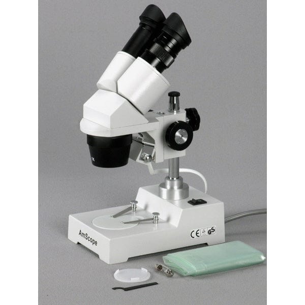 Amscope SE304-P Stereo Microscope for Kids Industrial Inspection, PCB & Soldering, Gem & Jewelry - Image 3