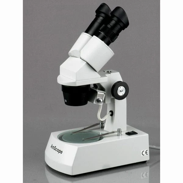 AmScope SE305 Series Binocular Stereo Microscope 10x-20x-30x-60x Magnification on Pillar Stand with 1.3MP USB Camera - Image 3