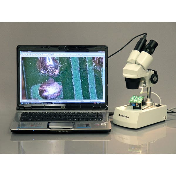Amscope SE306-PZ Stereo Microscope for Kids Industrial Inspection, PCB & Soldering, Gem & Jewelry - Image 5