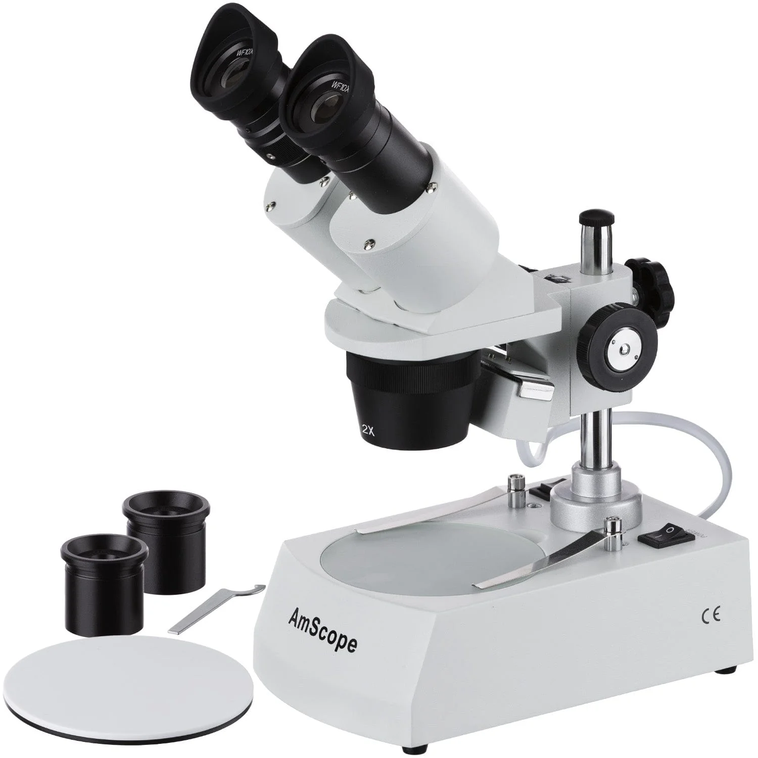 Amscope SE306R-PZ Stereo Microscope for Kids Industrial Inspection, PCB & Soldering, Gem & Jewelry