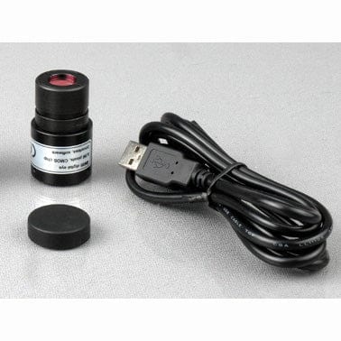 AmScope SE420 Series Compact Fixed-Lens Binocular Stereo Microscope 20X-40X Magnification on Boom-Arm Stand with Side Light and Digital Camera - Image 7