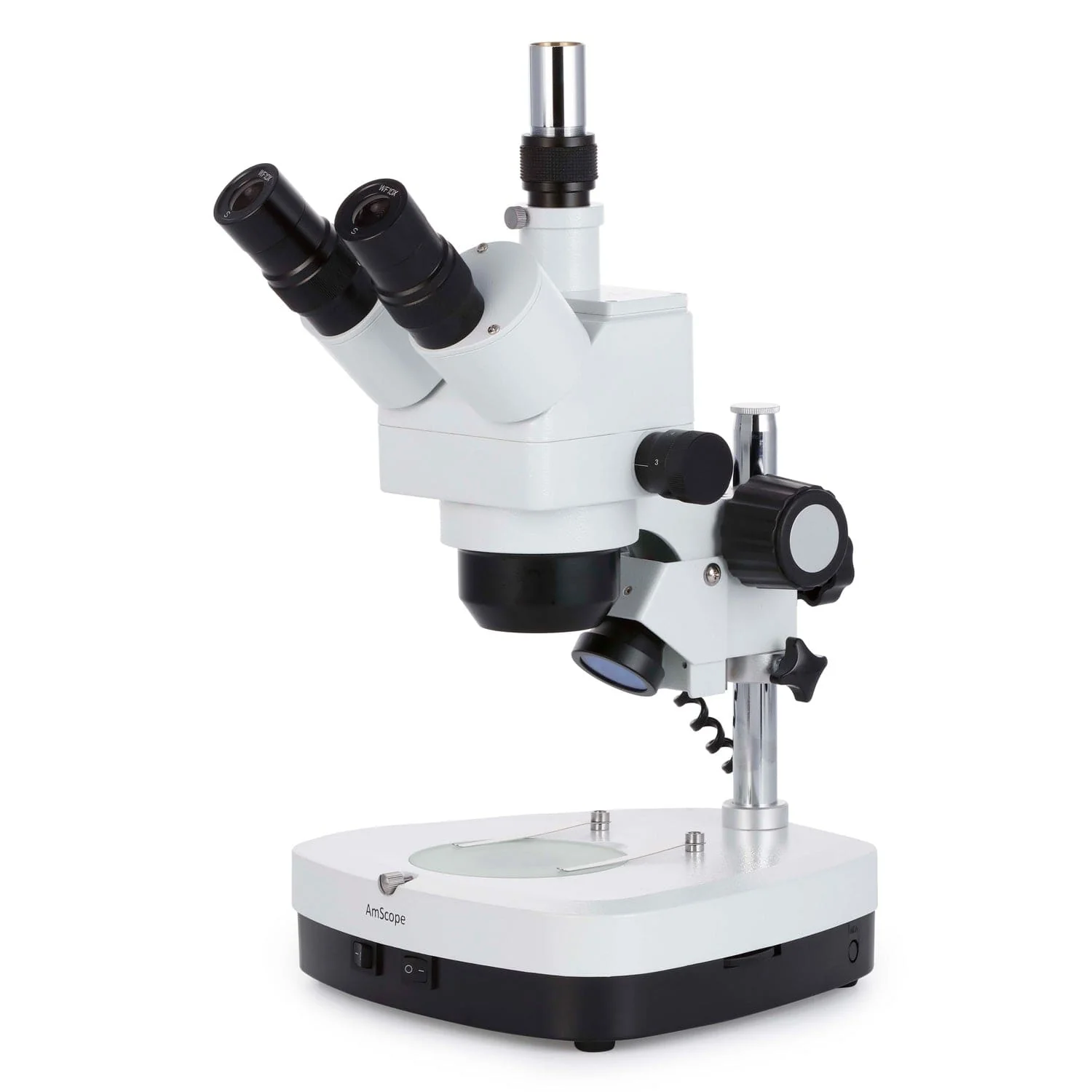 AmScope Outlet 10X-40X Student Trinocular Stereo Zoom Microscope