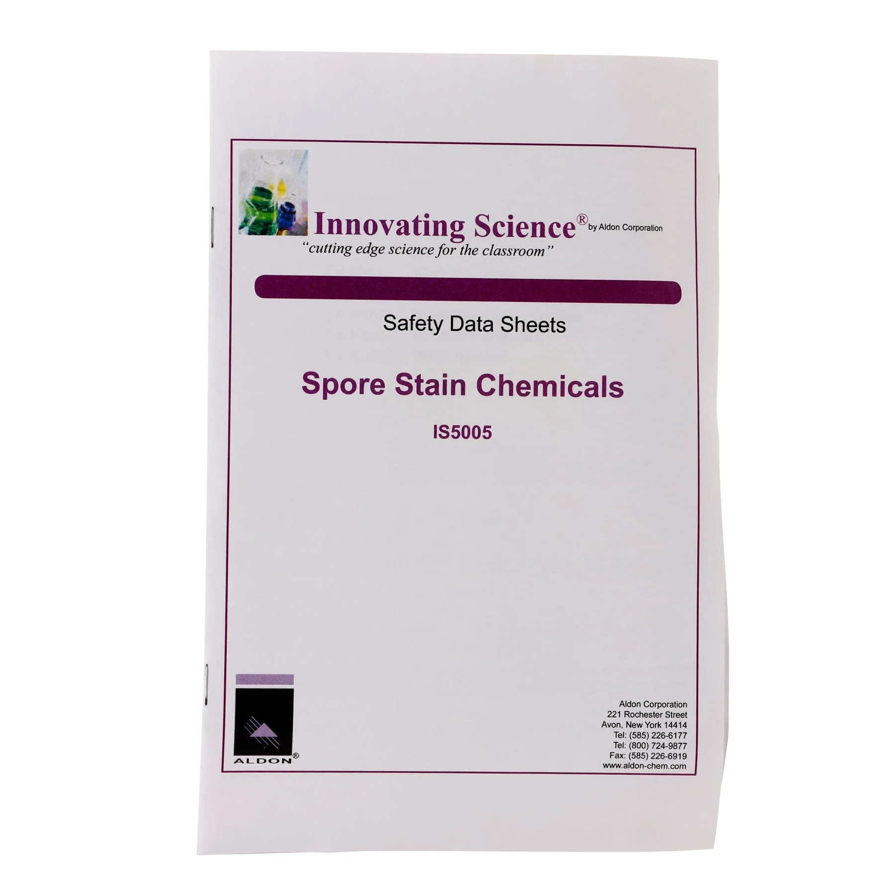 AmScope Spore Stain Kit of Five Chemicals for Preparing Microscope Slides - Image 3