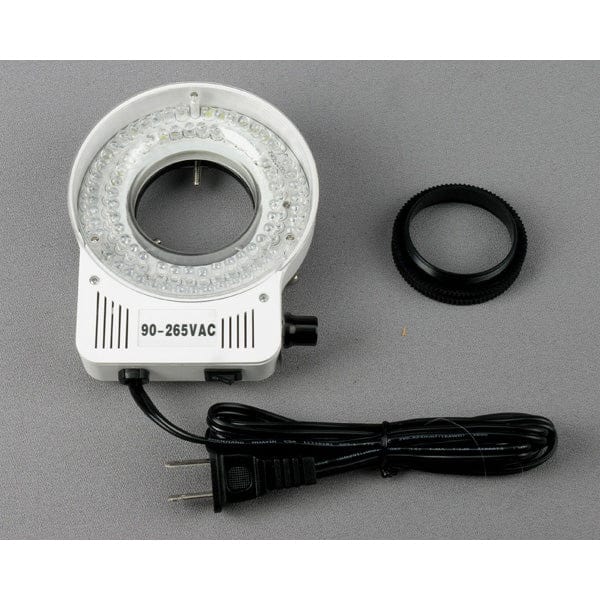 AmScope SM-1 Series Zoom Binocular Stereo Microscope 3.5X-180X Magnification on Pillar Stand with 80-LED Light and 8MP Camera - Image 5