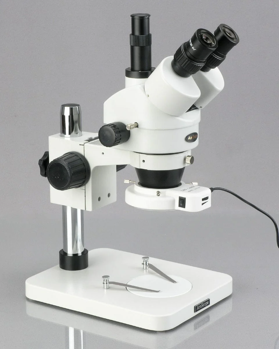 3.5X-180X Manufacturing 144-LED Zoom Stereo Microscope with 5MP Digital Camera - Image 2