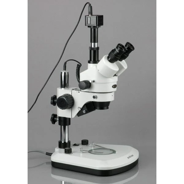 3.5X-90X LED Low Heat Zoom Stereo Microscope + 5MP Digital Camera - Image 4