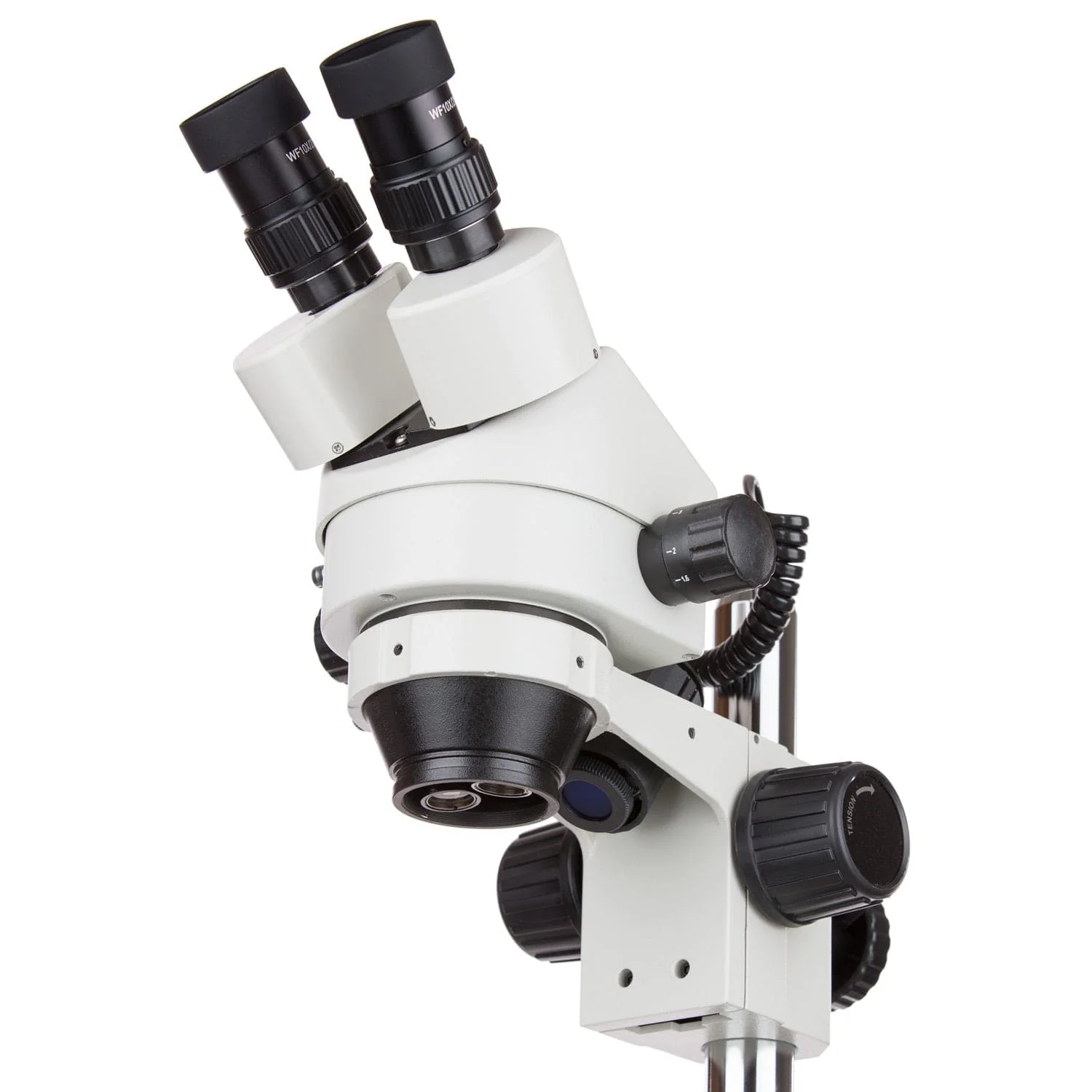 AmScope Outlet 7X-45X Dual Lit Halogen Trinocular Stereo Zoom Microscope - Image 2