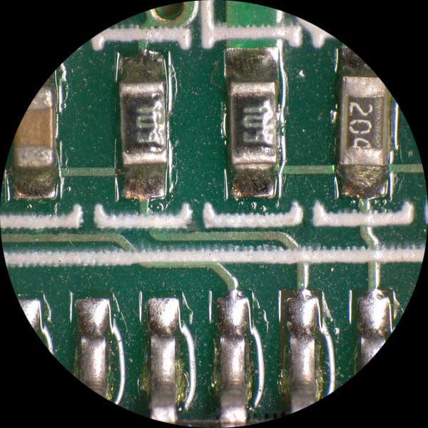 AmScope SM-3 Series Zoom Black Trinocular Stereo Microscope 7X-135X Magnification on Single Arm Boom Stand + 144 Direction Adjustable LED Ring Light & HD Recording Camera - Image 4