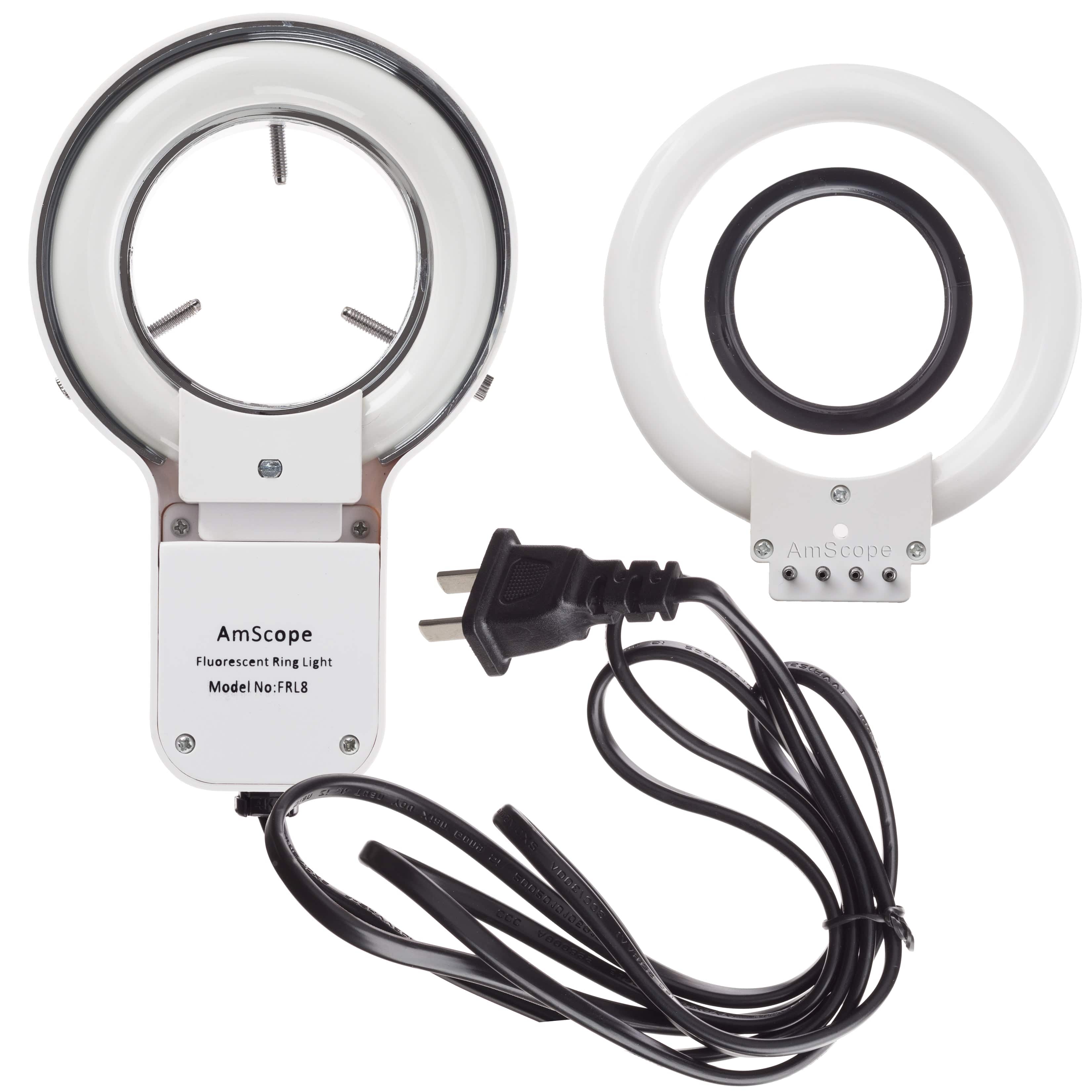 3.5X-90X Simul-Focal Boom Microscope + Fluorescent Light + 5MP Camera - Image 3