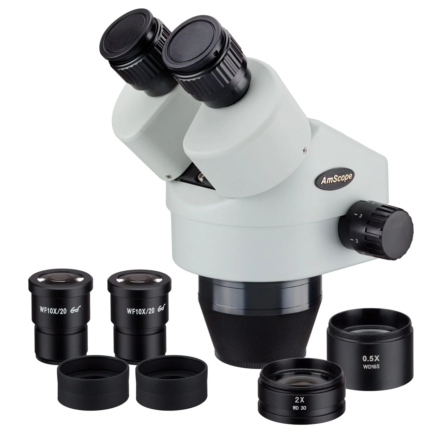 AmScope 3.5X-90X Magnification Binocular Zoom Power Stereo Microscope Head