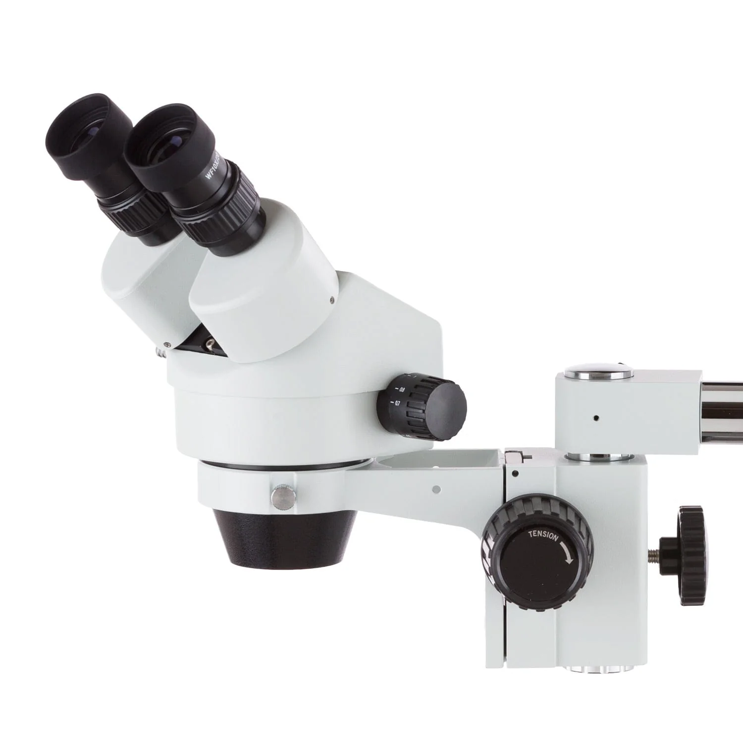 AmScope 7X-45X Magnification Binocular Zoom Power Stereo Microscope Head - Image 4