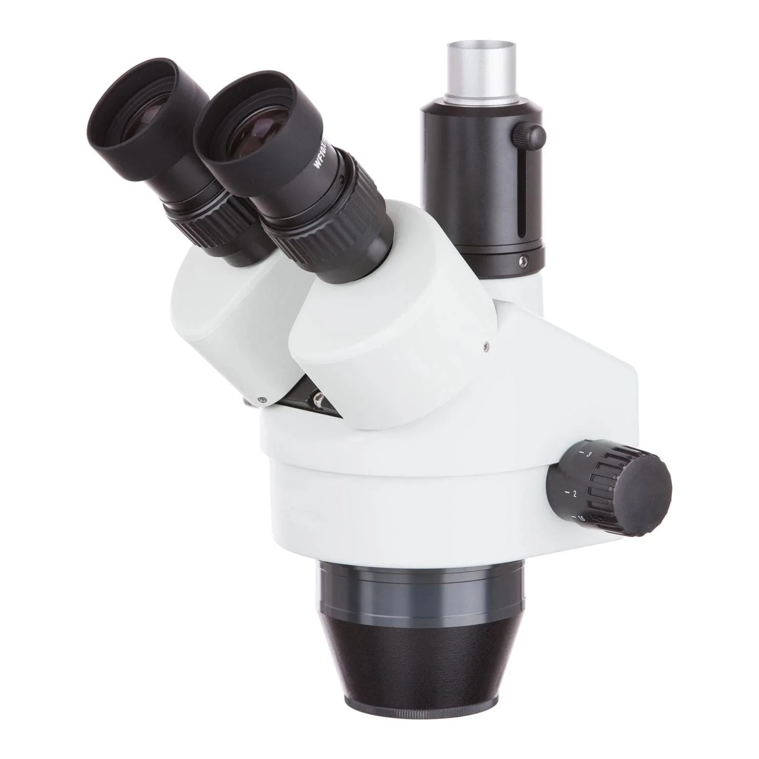 AmScope 7X-45X Magnification Trinocular Zoom Stereo Microscope Simul-Focal Head
