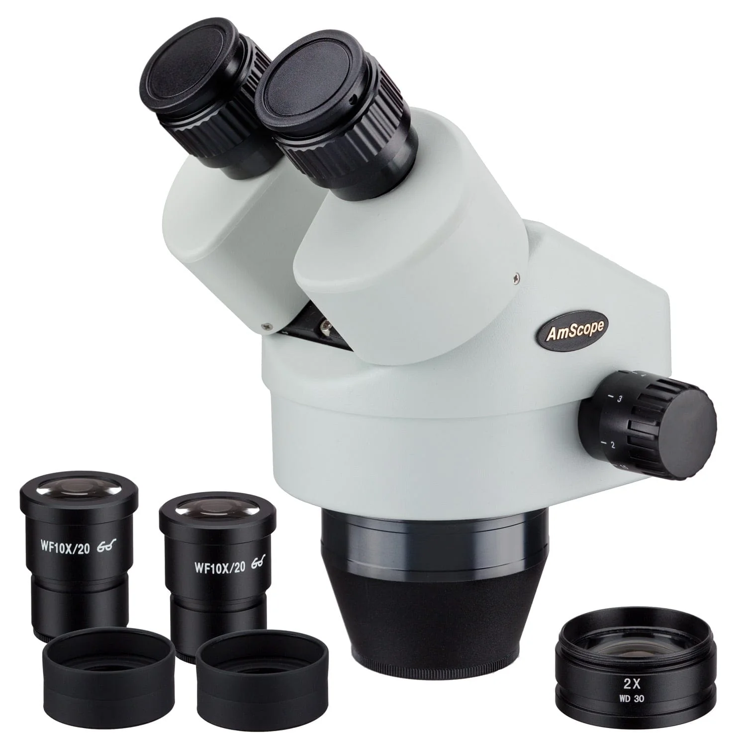 AmScope 7X-90X Magnification Binocular Zoom Power Stereo Microscope Head