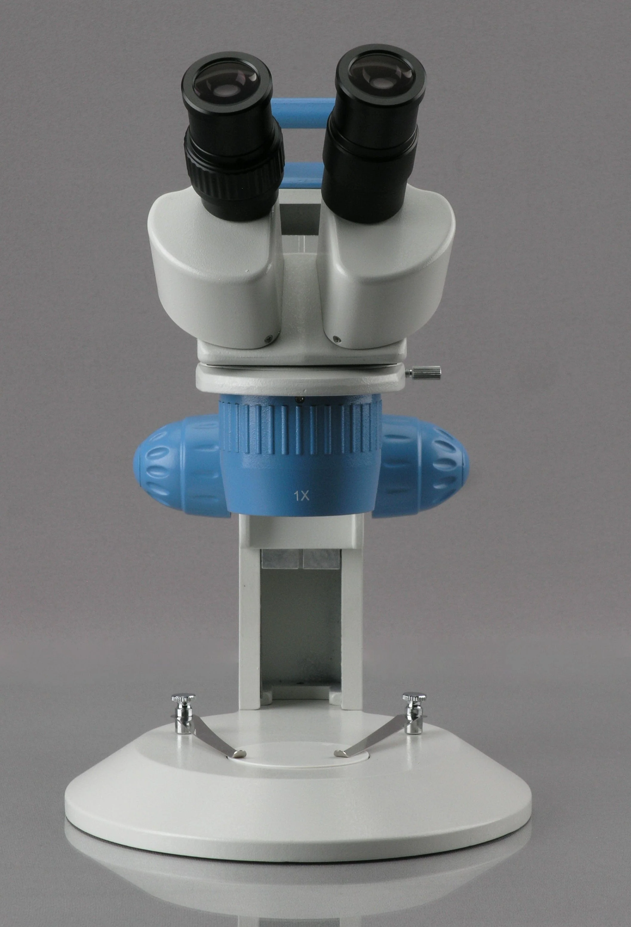 AmScope SW-1 Series Fixed Power Binocular Stereo Microscope 10X-30X Magnification on Table Pillar Stand - Image 2