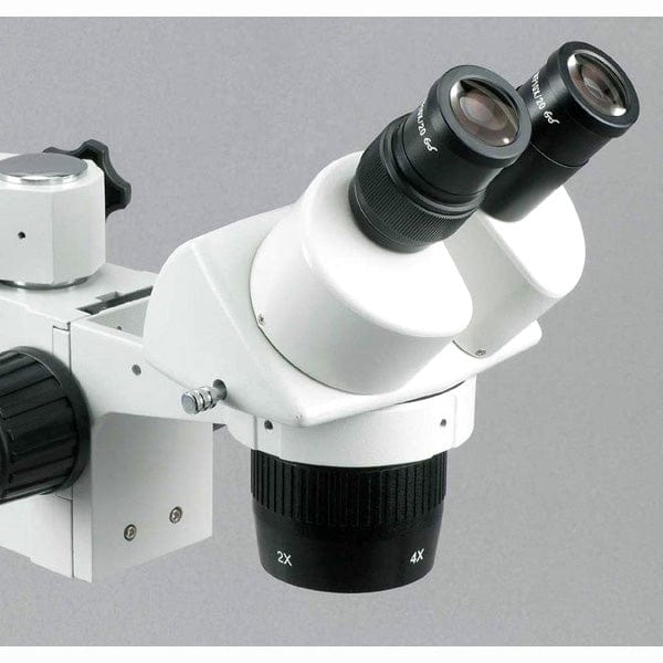 AmScope SW-3 Series Binocular Stereo Microscope 5X-10X-15X-30X Magnification on Single-Arm Boom Stand - Image 3