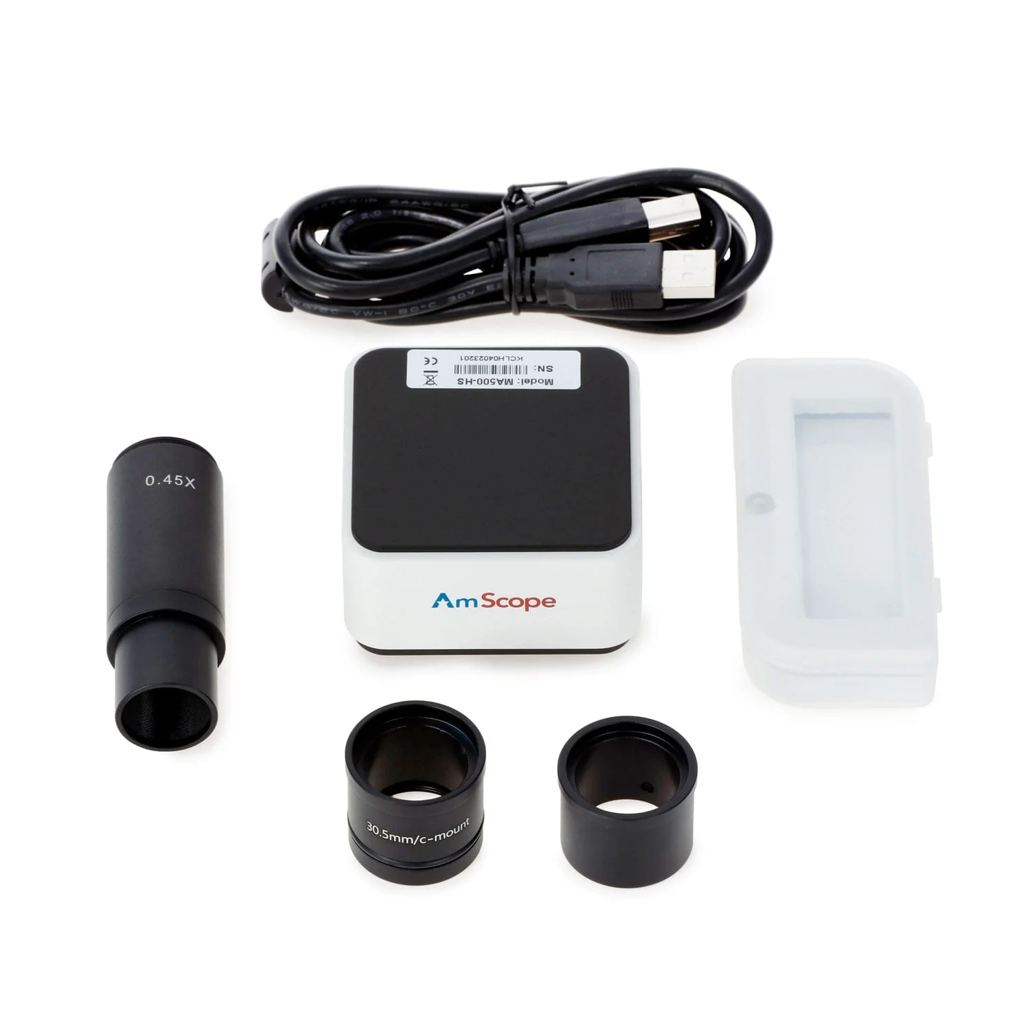 AmScope ME1200 Series Inverted Metallurgical Trinocular Compound Microscope 50X-1000X Magnification with 5MP USB Camera - Image 4
