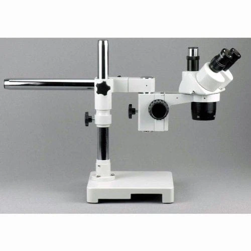 AmScope 10X-40X Magnification Super Widefield Stereo Trinocular Microscope Head - Image 3