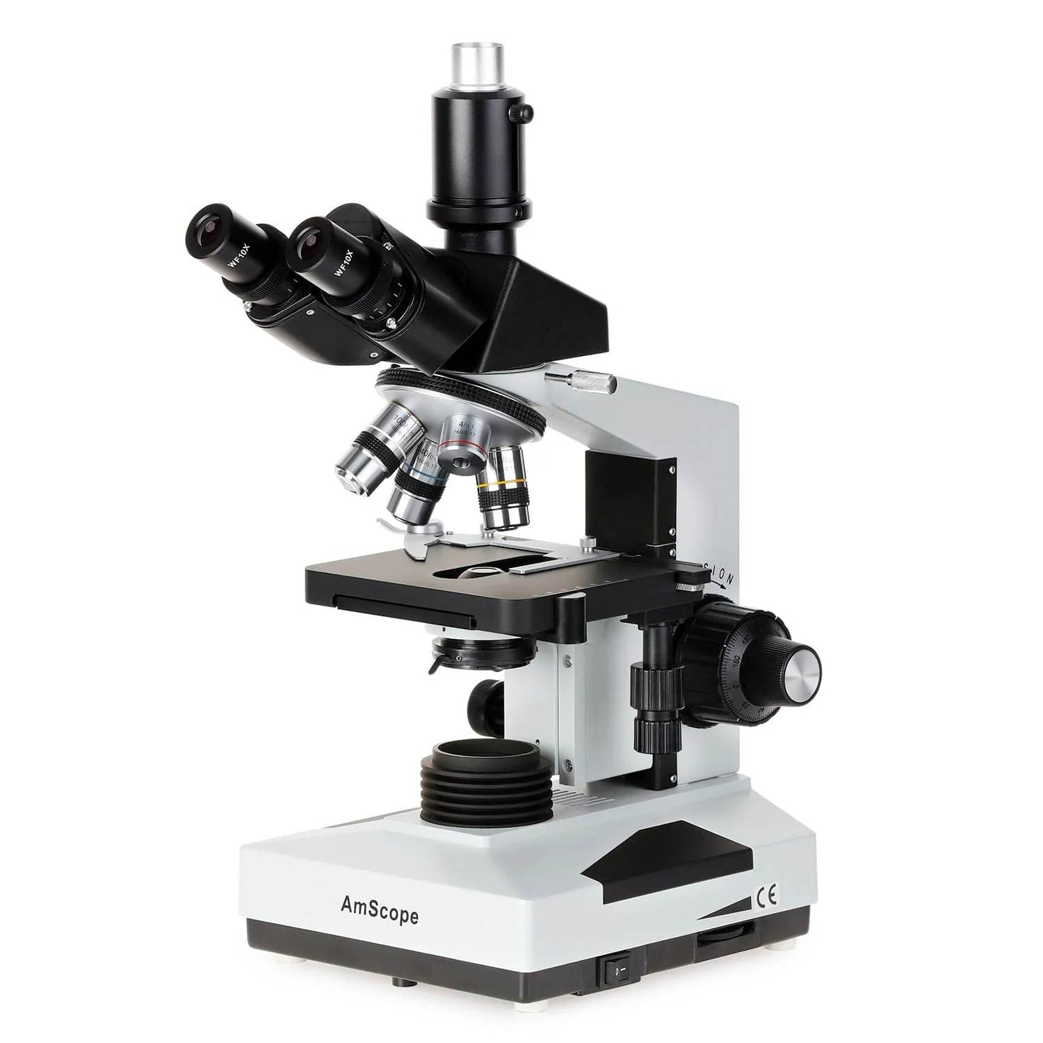 AmScope T490 Series Trinocular Biological Compound Microscope 40X-2000X Magnificatio With 5MP USB Digital Camera - Image 4