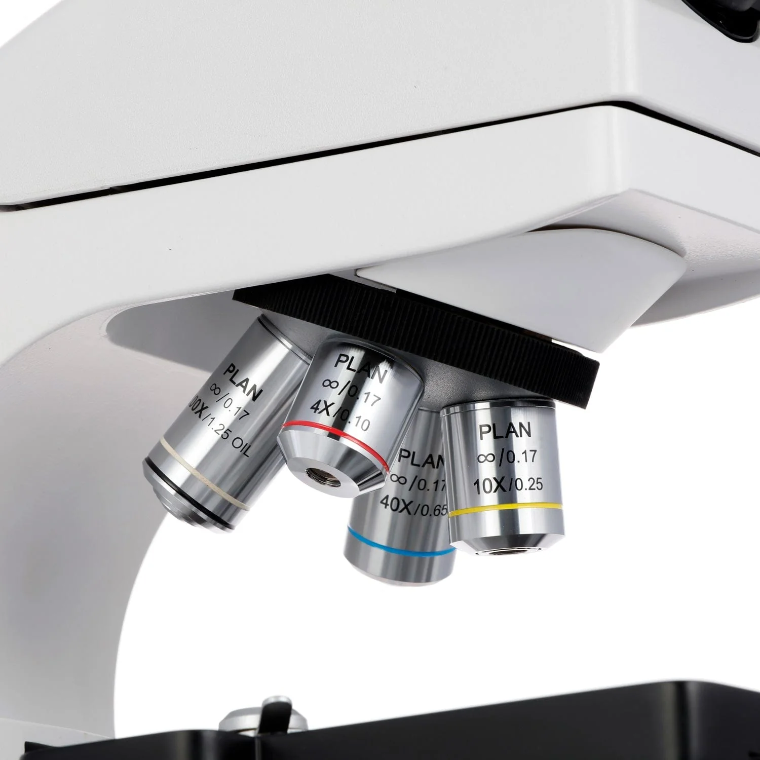 AmScope T570 Series Plan Kohler Laboratory Research Grade Trinocular Compound Microscope 40X-3000X Magnification - Image 4