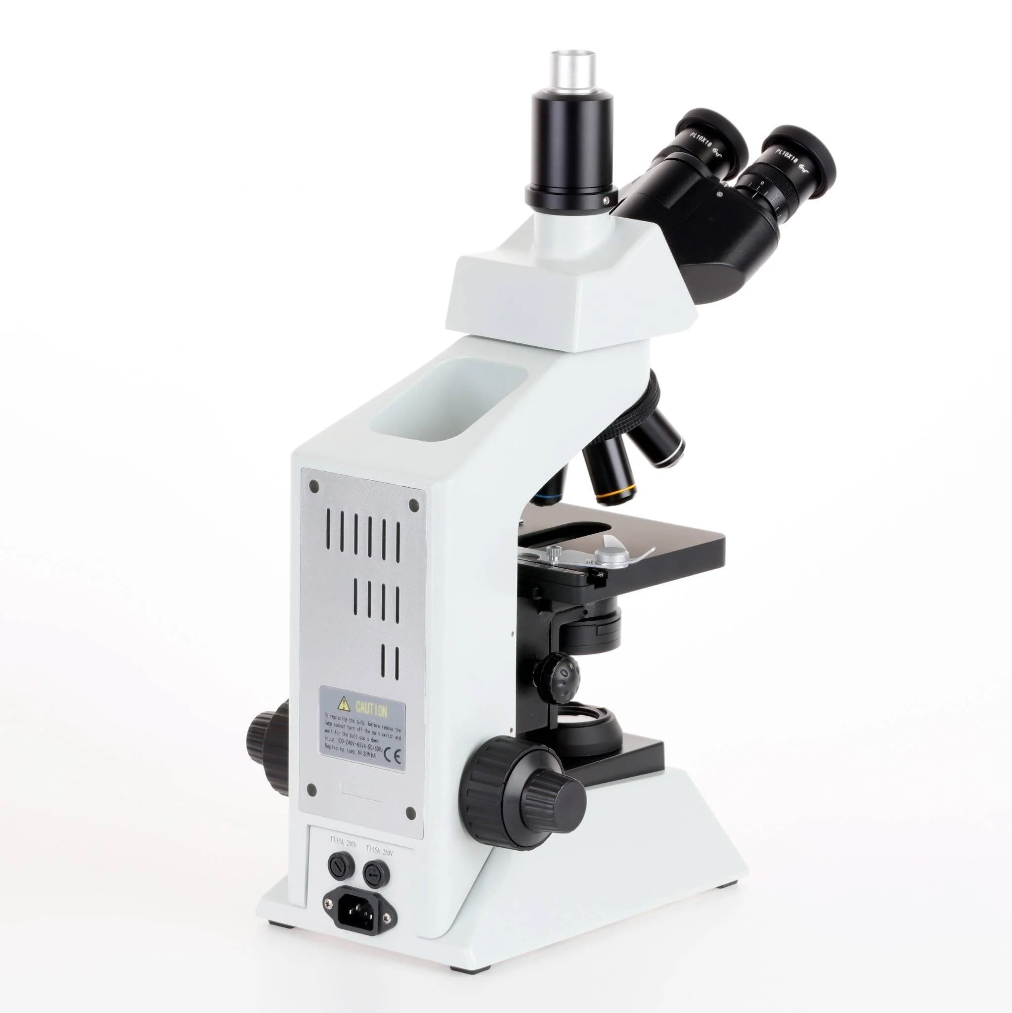 AmScope T580 Series Biological Trinocular Compound Microscope With 40X to 2000X Magnification - Image 3
