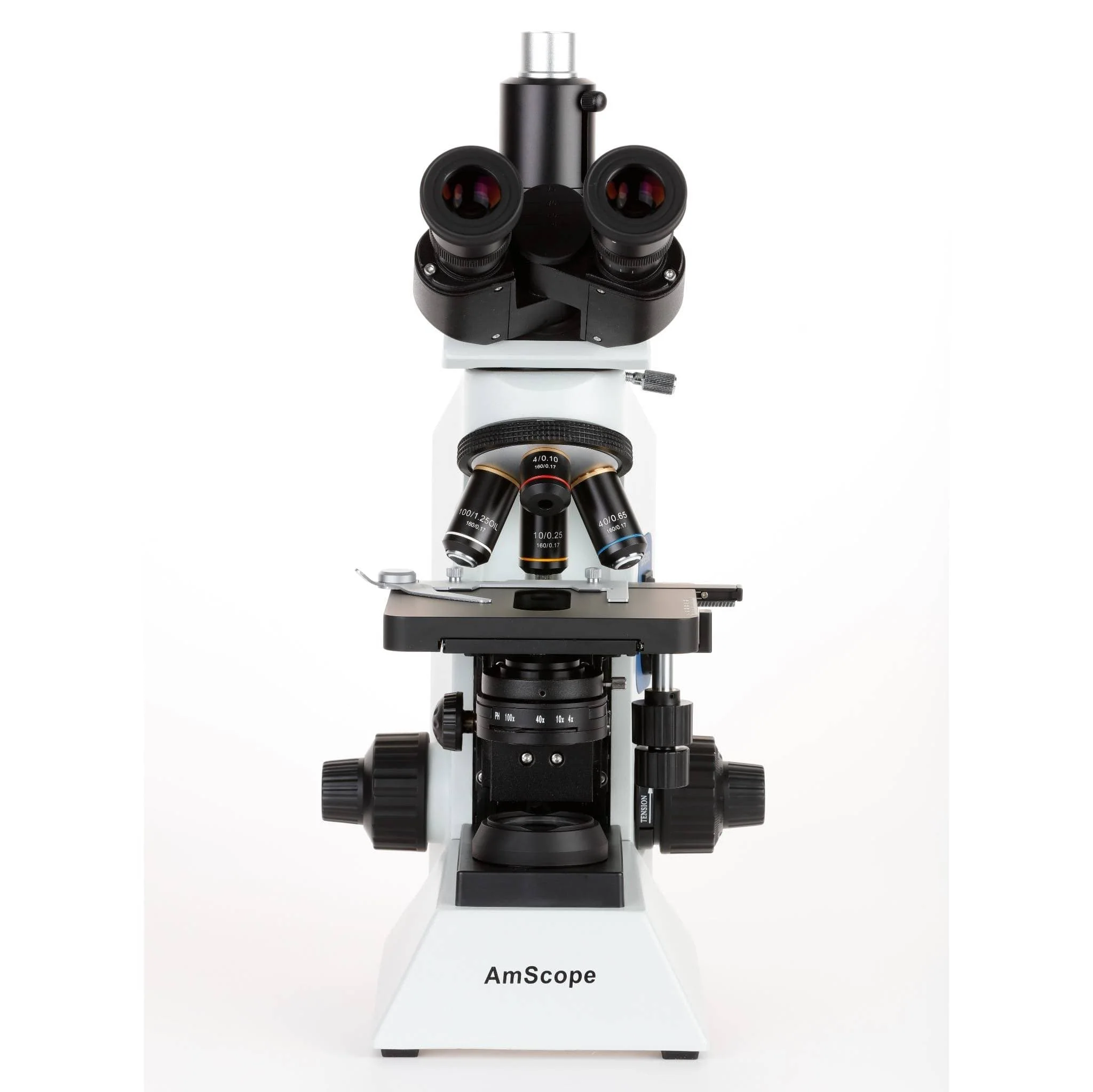 AmScope T580 Series Biological Trinocular Compound Microscope With 40X to 2000X Magnification - Image 5
