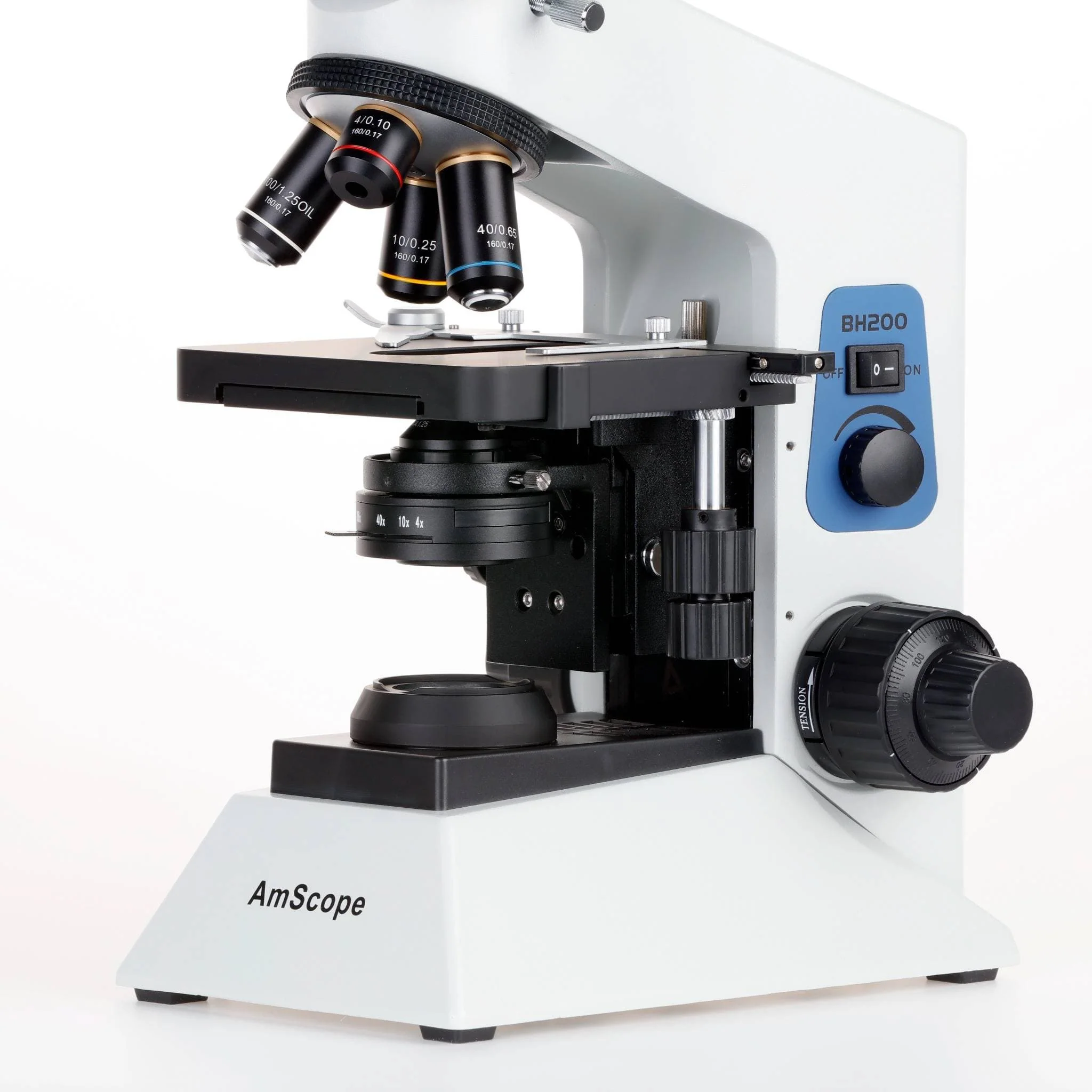 AmScope T580 Series Biological Trinocular Compound Microscope With 40X to 2000X Magnification - Image 8