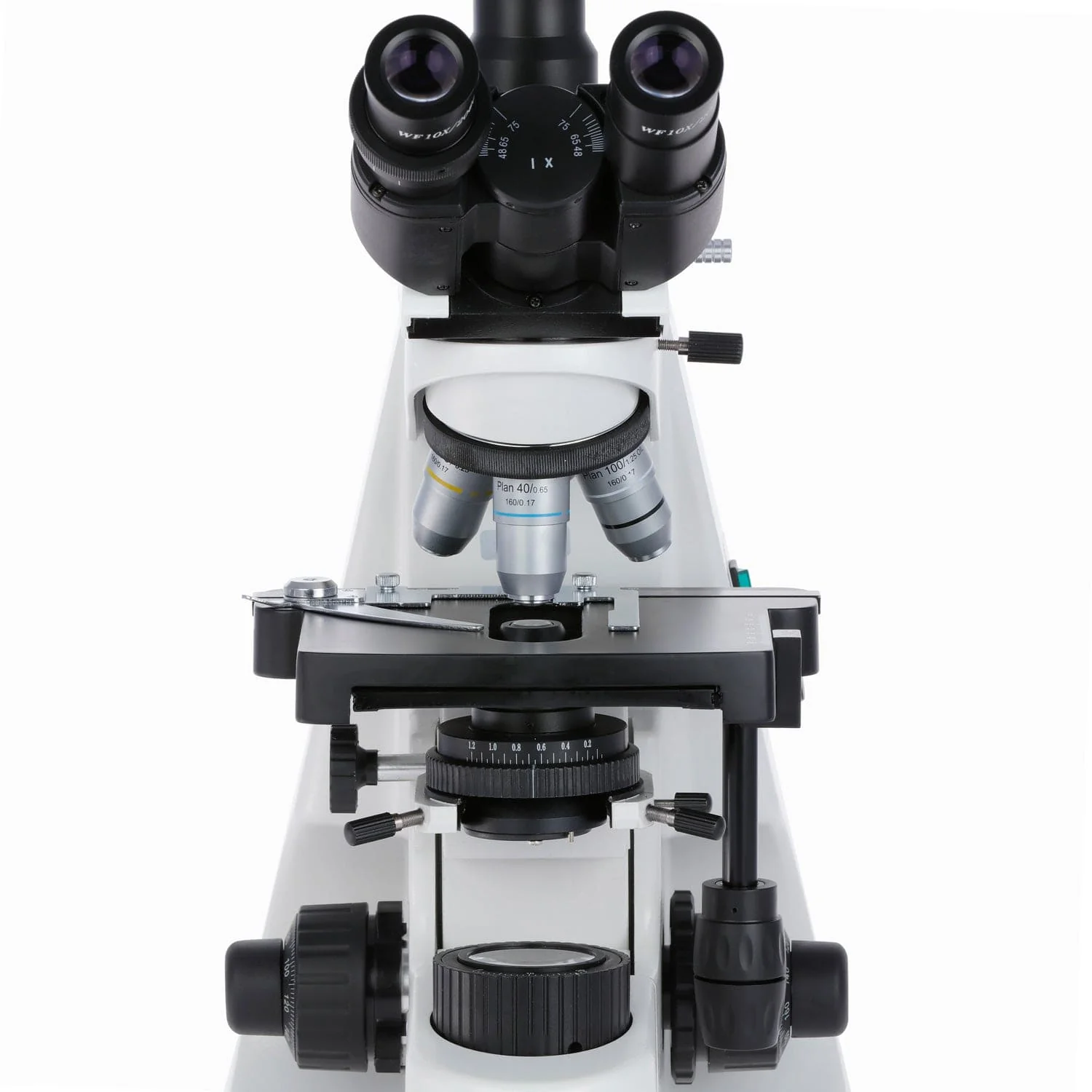 AmScope T660 Series Professional Trinocular Compound Microscope 40X-2000X Magnification with Plan Optics and Koehler Illumination - Image 2
