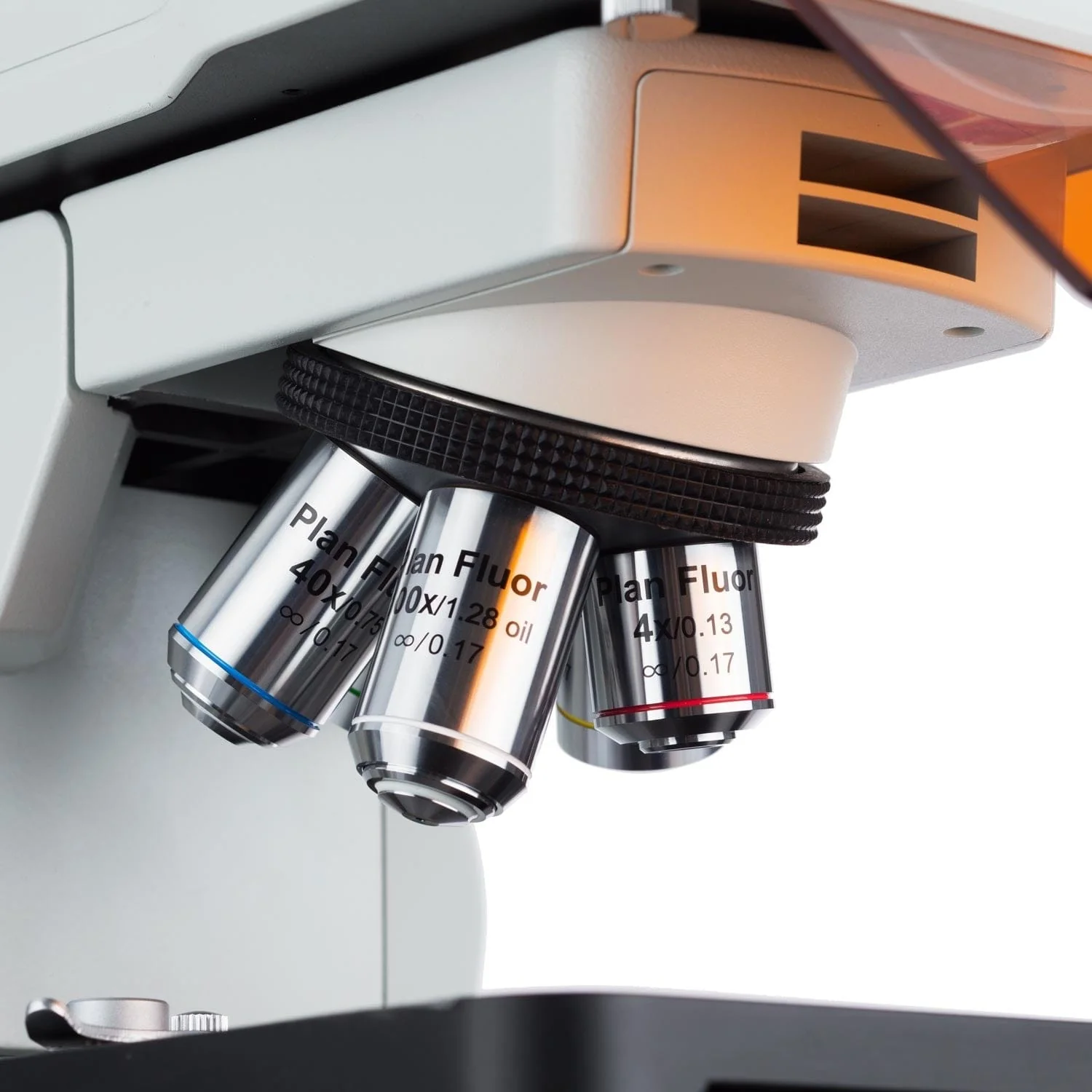 AmScope T800 High-performance Multi-band LED-Fluorescence Trinocular Compound Microscope - Image 3