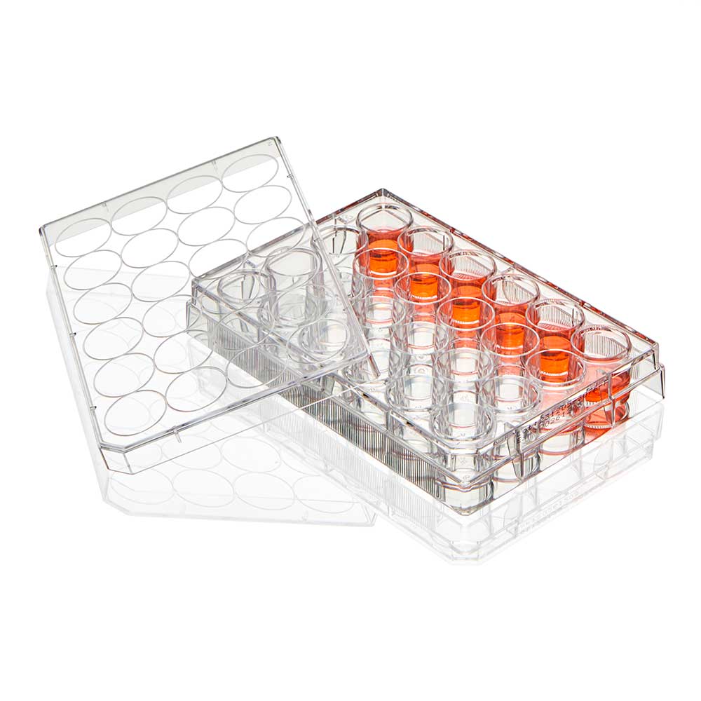 Diamond SureGro Multiple Well Plate, 24 Well, Flat Bottom, Non-treated, Sterile, Individually Wrapped