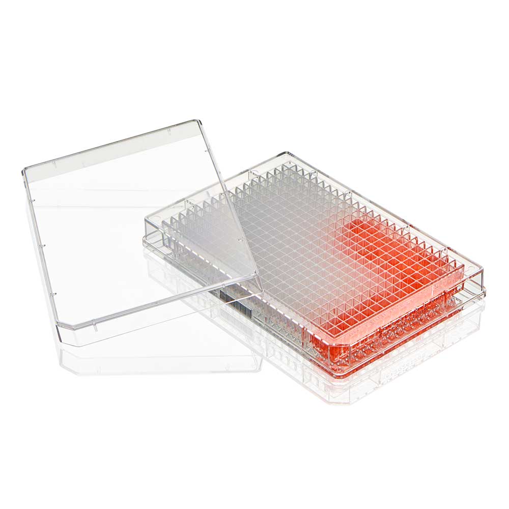 Diamond SureGro Multiple Well Plate, 384 Well, Flat Bottom, Tissue Culture Treated, Sterile, Individually Wrapped