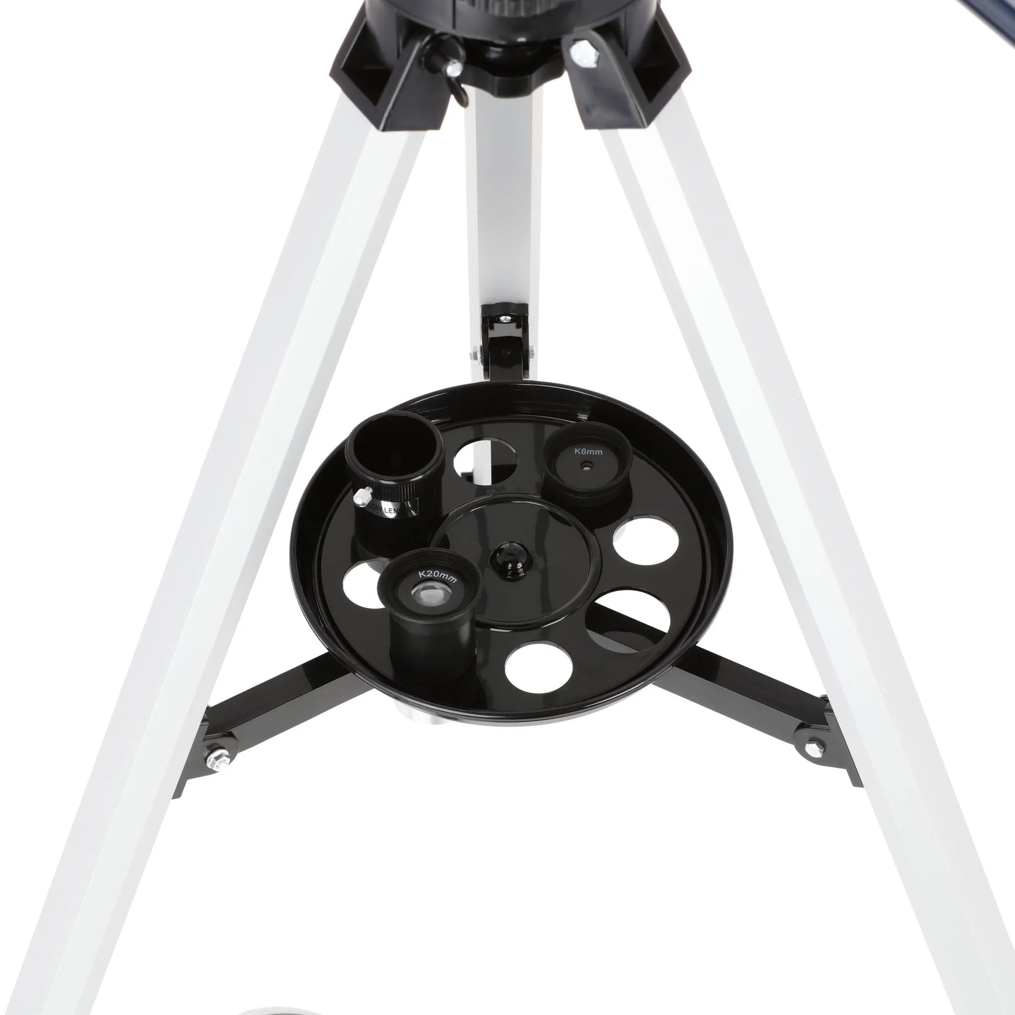 IQCrew by AmScope 35X-350X Magnification 700x60mm Focal Length Kid's Refractor Telescope with Tripod and Azimuth Mount - Image 5