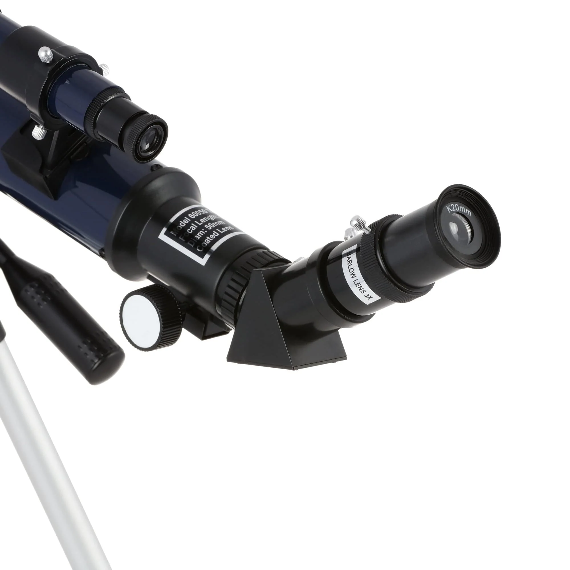 IQCrew by AmScope 30X-180X Magnification 600x50mm Focal Length Kid's Refractor Telescope - Image 5